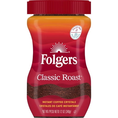 Folgers Classic Roast Instant Coffee - 12 oz