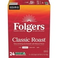 thumbnail image 1 of Folgers Classic Roast, Medium Roast Coffee, Keurig K Cup Pods, 24 Count Box, 1 of 12