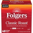 thumbnail image 1 of Folgers Classic Roast, Medium Roast Coffee, Keurig K Cup Pods, 48 Count Box, 1 of 12