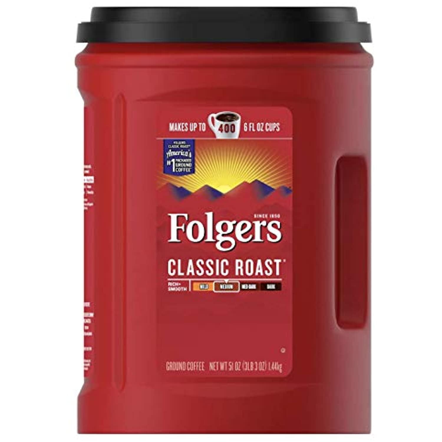 Folgers Coffee, Classic(Medium) Roast, 51 Ounce