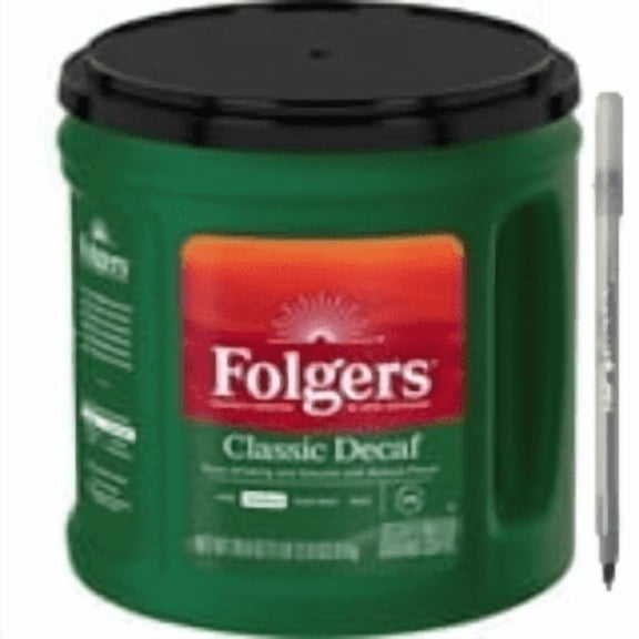Folgers Decaffeinated Classic Roast Ground Coffee, 28.8 oz.