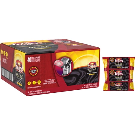 Folgers®, FOL00016, Black Silk Coffee, 40 / Carton