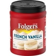 thumbnail image 1 of Folgers French Artificially Vanilla Flavored Ground Coffee,  Medium Roast, 11.5-ounce Canister, 1 of 6