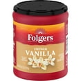 thumbnail image 1 of Folgers French Vanilla Artificially Flavored Ground Coffee, Medium Roast, 9.6 oz Canister, 1 of 10