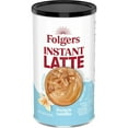 thumbnail image 1 of Folgers French Vanilla Instant Latte, Artificially Flavored Instant Coffee Beverage Mix, 16 oz Canister (2 Pack), 1 of 5