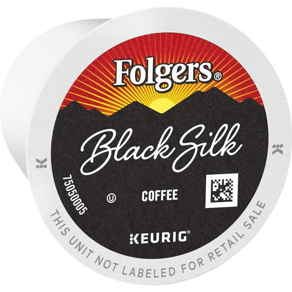 Folgers Black Silk K-Cup Coffee Pods, Dark Roast, 24 Count For Keurig and K-Cup Compatible Brewers