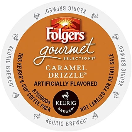 FOLGERS GOURMET SELECTIONS CARAMEL DRIZZLE COFFEE 24 K CUP PACKS
