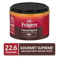 thumbnail image 1 of Folgers Gourmet Supreme Medium-Dark Roast Ground Coffee, 22.6 Ounce Canister, 1 of 4