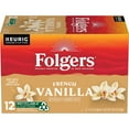 Folgers Ground Coffee, Gourmet Selection Vanilla Biscotti, 12 Ct
