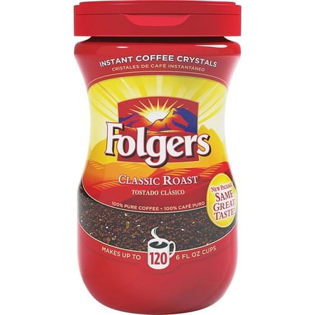Folgers® Instant Classic Roast Coffee - Classic - 8 oz - 1 Each | Bundle of 10 Each