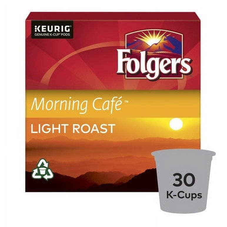 Folgers Morning Cafe K-Cup Coffee Pods 30ct