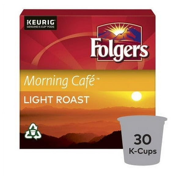 Folgers Morning Cafe K-Cup Coffee Pods 30ct