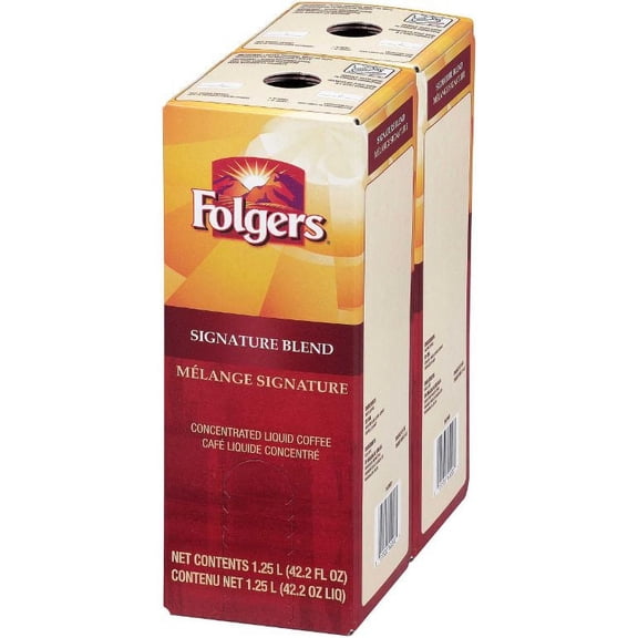 Folgers Signature Blend Coffee Liquid, 1.25 Liter - 2 per case.