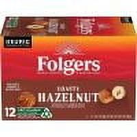 Folgers Toasty Hazelnut Artificially Flavored Coffee, 12 K-Cup Pods