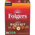thumbnail image 1 of Folgers Toasty Hazelnut Artificially Flavored Coffee, Keurig K Cups, 24 Count Box, 1 of 13