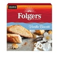 Folgers Vanilla Biscotti Coffee Kcups, 30 Count, 270g/9.5 oz. Box