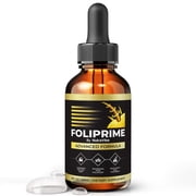 FoliPrime Hair Growth Formula, Support Drops For Beautiful Hair, All Natural Liquid Formula for Shine and Healthy Scalp, Official Foli Prime Reviews 30 Servings
