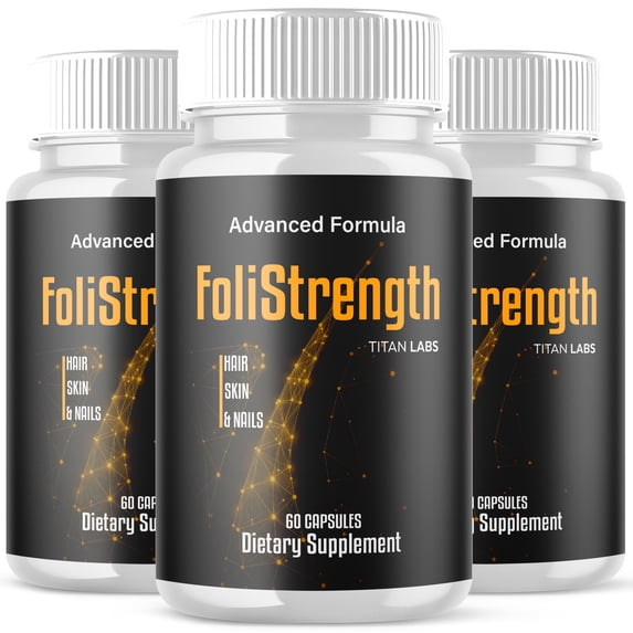 FoliStrength Advanced Formula Healthy Hair Support Supplement Foli Strength 180 Capsules