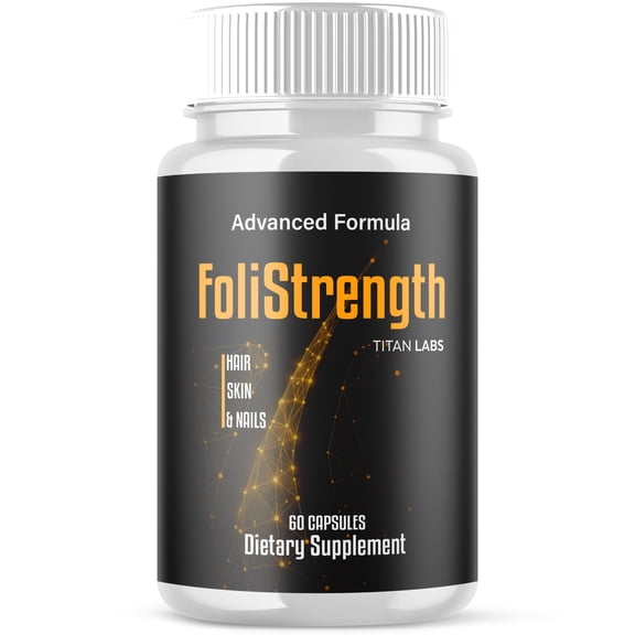 FoliStrength Advanced Formula Healthy Hair Support Supplement Foli Strength 60 Capsules