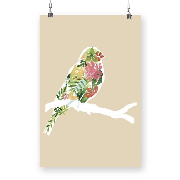 Foliage And Feathers Ii. Poster - June Erica Vess Designs,