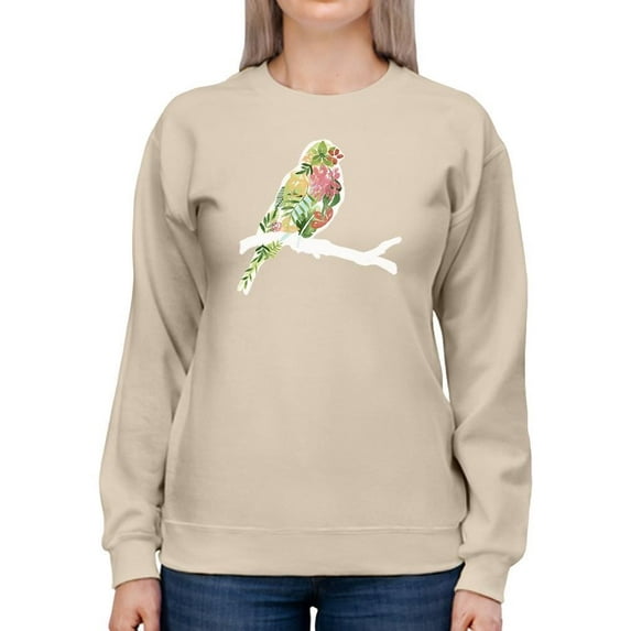 Foliage And Feathers Ii Sweatshirt Women -June Erica Vess Designs, Female Small