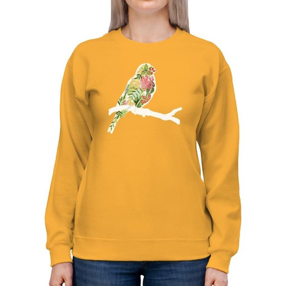 Foliage And Feathers Ii Sweatshirt Women -June Erica Vess Designs, Female x-Large