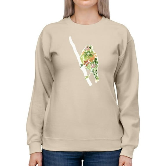 Foliage And Feathers Iii. Sweatshirt Women -June Erica Vess Designs, Female Medium