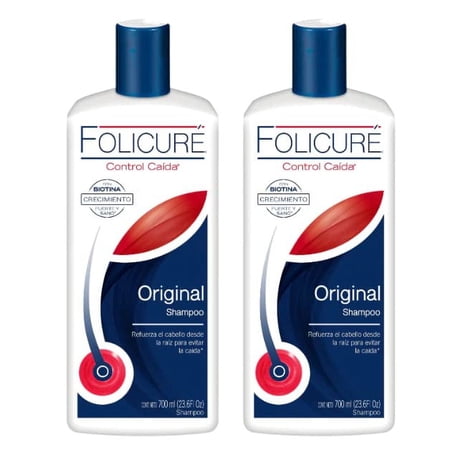 Folicure SHAMPOO Original 23.6 fl oz (paquete de 2) Folicure SHAMPOO Original 700ml (2 Pack) B-Experts