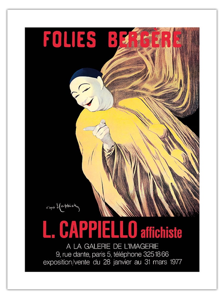Affiche Exposition Originale Leonetto Cappiello, 1981 - 60x40 Cm