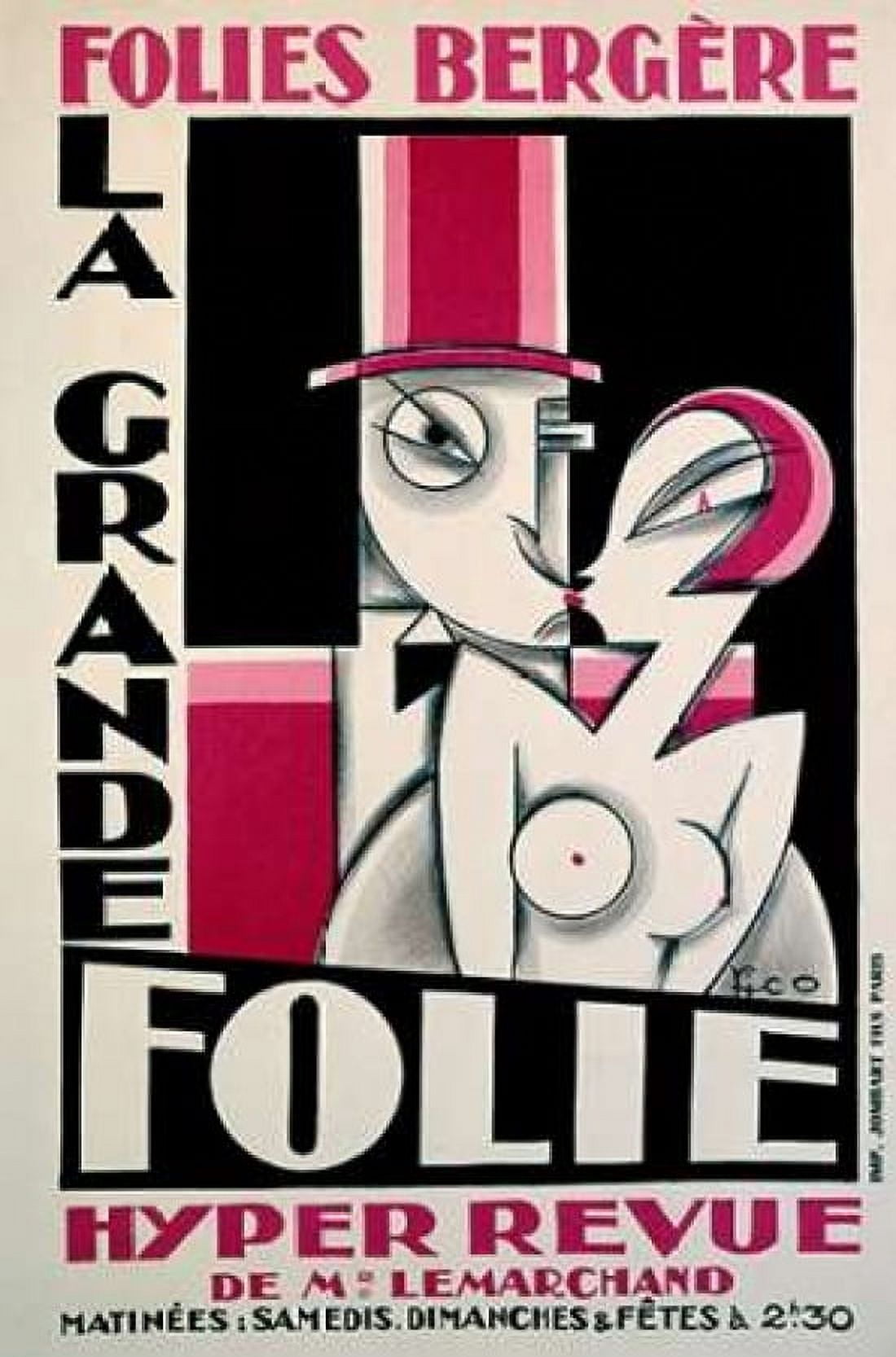 Folies-Bergere La Grande Folie Canvas Art - Pico (24 x 36)
