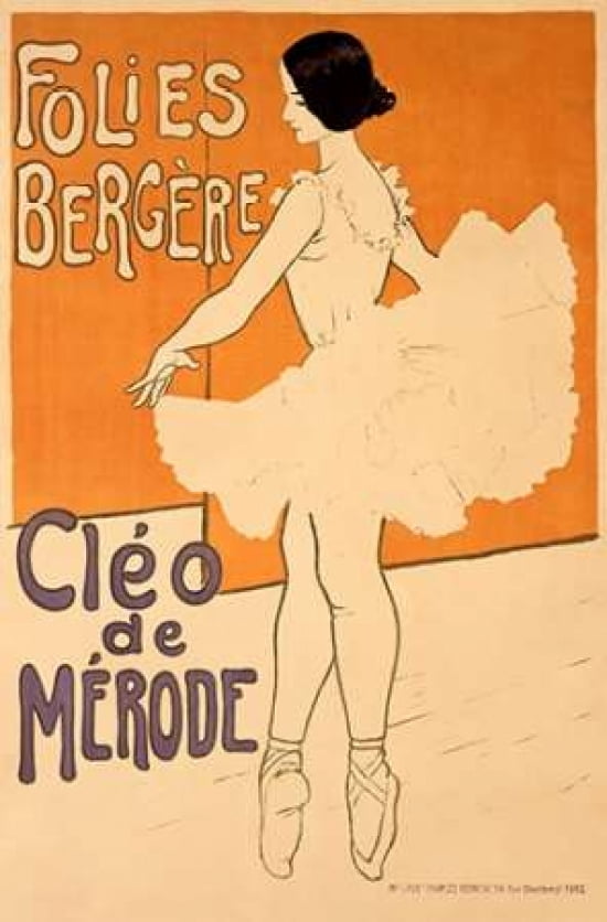 Folies-BergereCleo De Merode Canvas Art - Unknown (12 x 18)