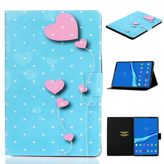 Folio Case for Samsung Galaxy Tab A8 10.5 inch, Slim Folding Cover Smart Stand Folio Wallet Case with Auto Wake/Sleep for Samsung Galaxy Tab A8 10.5 Inch 2022 (SM-X200/X205/X207),Love Balloon