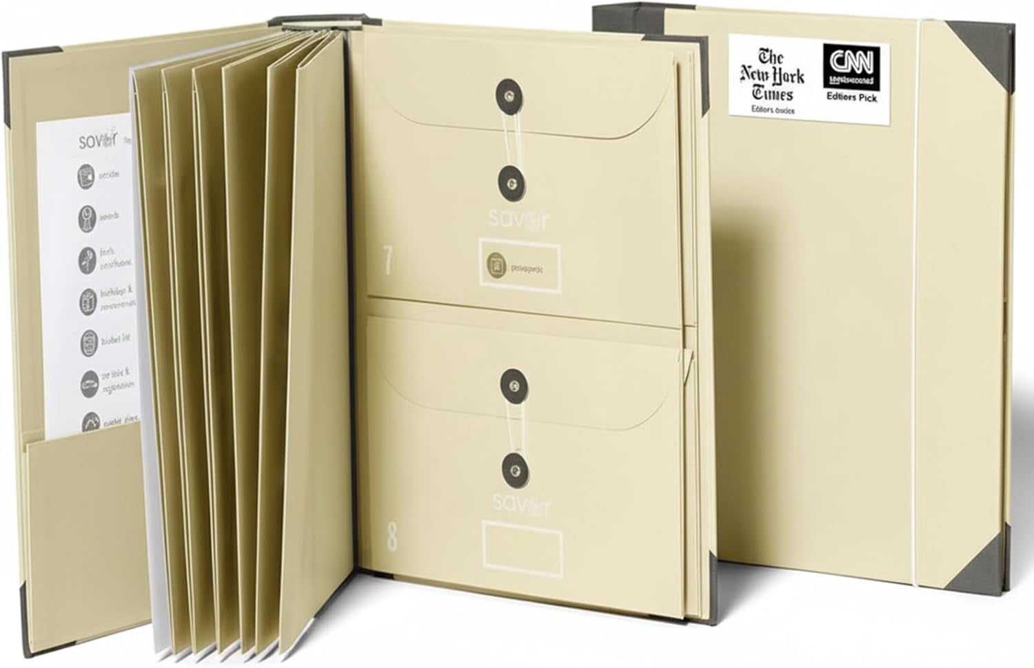 The Folio™ Document Organizer 2025 Edition | Premium Life Binder Acid ...