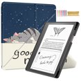 thumbnail image 1 of Folio Flip Case for Amazon Kindle Scribe 10.2" 2022/2024, Standing PU Leather Stand Smart Cover with Auto Sleep/Wake Feature for Kindle Scribe 10.2 2022/2024 with Pen Holder - Lazy Cat, 1 of 9