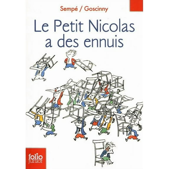 Folio Junior: Le Petit Nicolas: A Des Ennuis (Paperback)