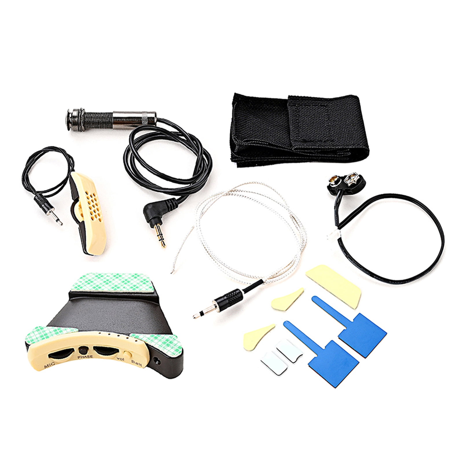 Folk Acoustic Guitar Pickup Microphone Sound Hole Equalizers Piezo Pickup for Electronic Acoustic Guitar Violin Ukulele