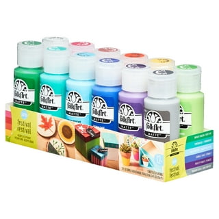 New Hello Hobby Primary Acrylic Paint Jars, 6 Primary Colors sip paint night