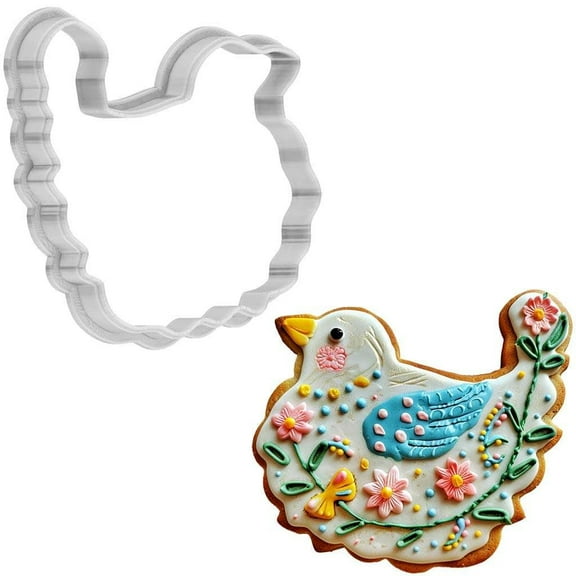 Folk Art Cookie Cutter 4 Inch Made in USA by WONDERTORY