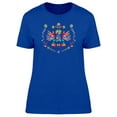 thumbnail image 1 of Folk Colors Bird Artwork T-Shirt Women -Image by Shutterstock, Female XX-Large, 1 of 2