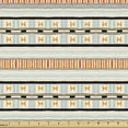 thumbnail image 1 of Folk Fabric by the Yard Upholstery, Themed Colorful Pattern with Horizontal Stripes Kente Style Motif, Decorative Fabric for DIY and Home Accents, Multicolor by Ambesonne, 1 of 5