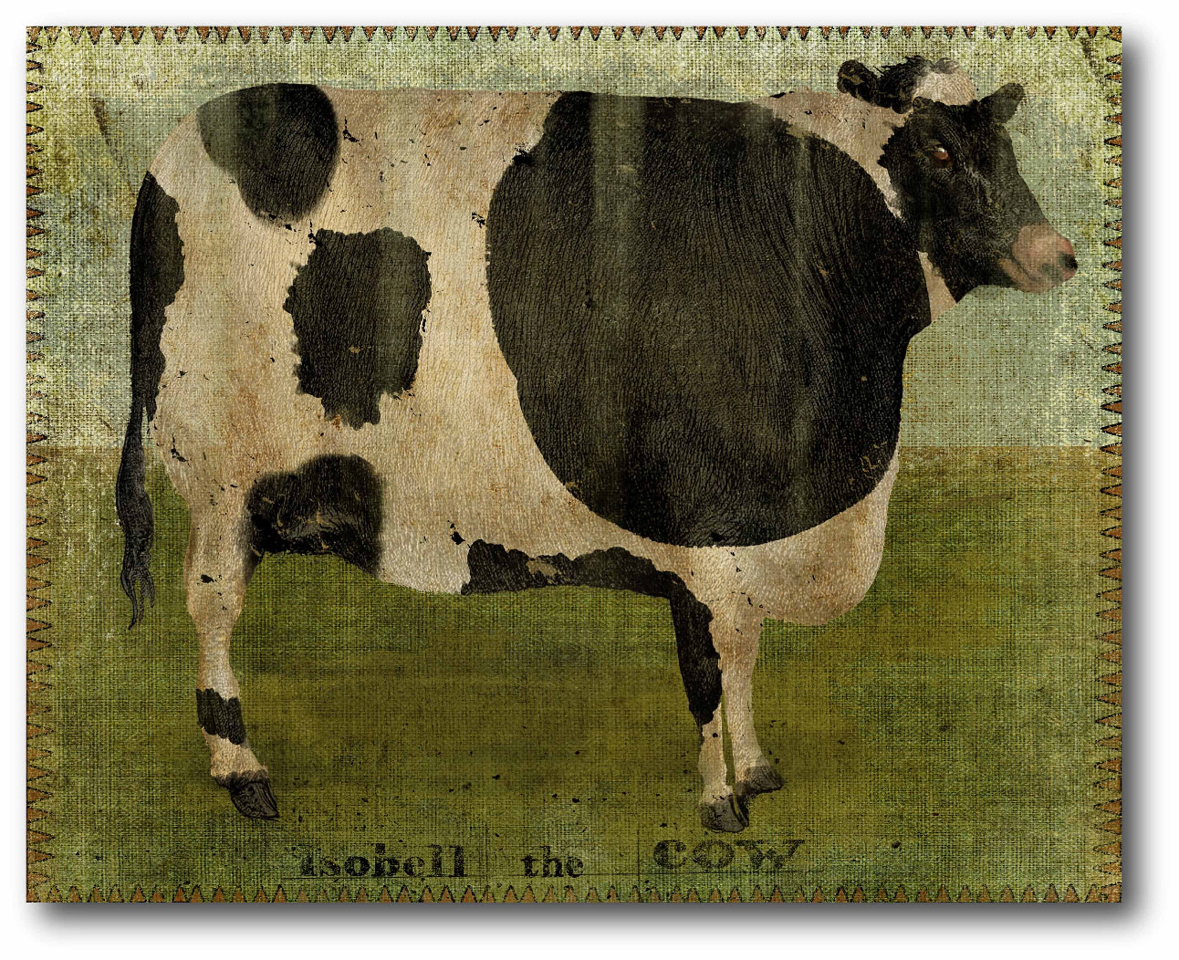 Folk Farm Animal Gallery-Wrapped Canvas Wall Art, 16x20