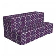 thumbnail image 1 of Folk Foldable Mattress, Violet Tones Rhombuses Design, 78.7" x 47.2", Purple and Multicolor, by Ambesonne, 1 of 6