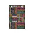 thumbnail image 1 of Folk Hanging Pocket Organizer, Abstract Style Tribal Pattern with Creative Geometrical Shapes Ornate Print, Printed Polyester Storage Bag with Pockets, 14" x 20", Multicolor, 1 of 2