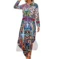 thumbnail image 1 of Folk Medicine by Anne Grgich 2016 Long Sleeved Shirt Dress purple dress dresses korean style, 1 of 6