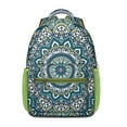 thumbnail image 1 of Folk Sacred Mandala Student Bookbag - Waterproof Lightweight Backpack with Organized Storage, 1 of 6