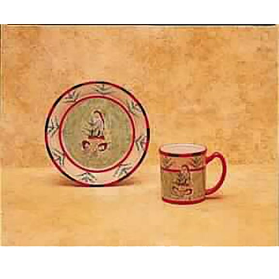 Folk Santa Plate