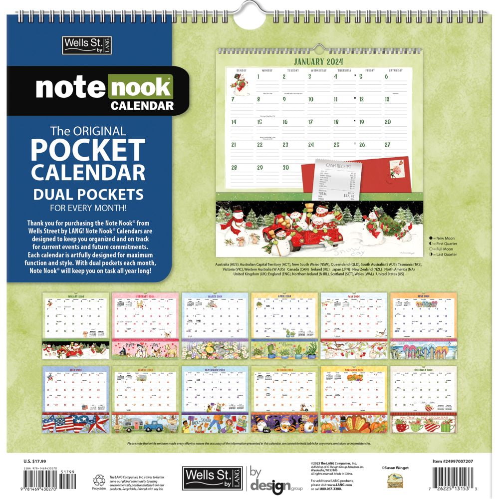 Folk Song 2024 Note Nook (Calendar) Walmart com Folk Song 2024 Note Nook (Calendar) Walmart com