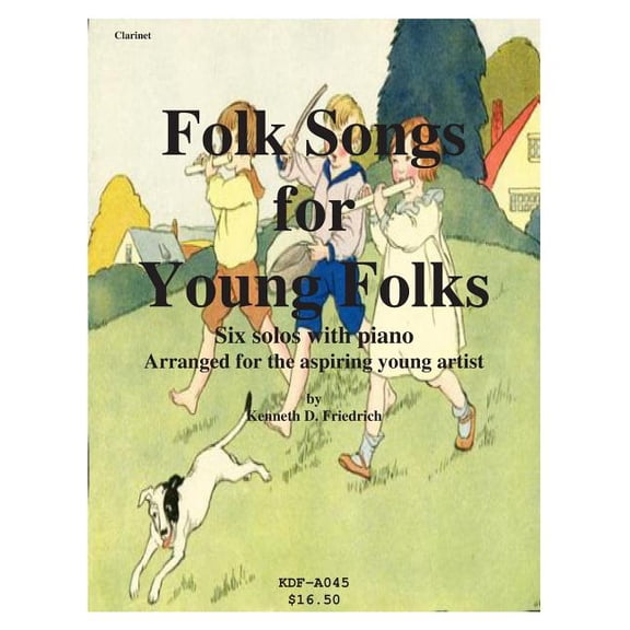 Folk Songs for Young Folks - clarinet and piano (Paperback)