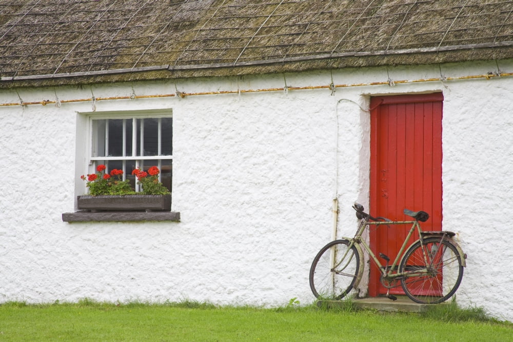 Folk Village Museum Glencolmcille Village County Donegal Ireland Canvas Art - Richard Cummins Design Pics (19 x 12)