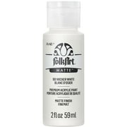 FolkArt Acrylic Craft Paint, Matte Finish, Wicker White, 2 fl oz
